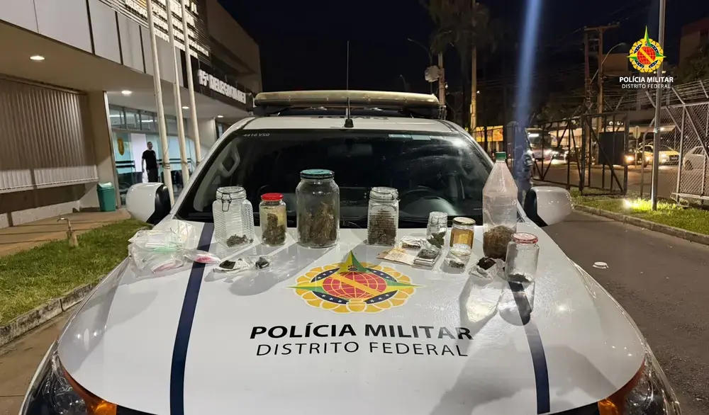 Cheiro forte de maconha leva PMDF a prender suspeito por tráfico em Ceilândia