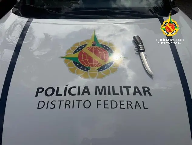Homem preso por homicídio com faca na BR-020, em Sobradinho