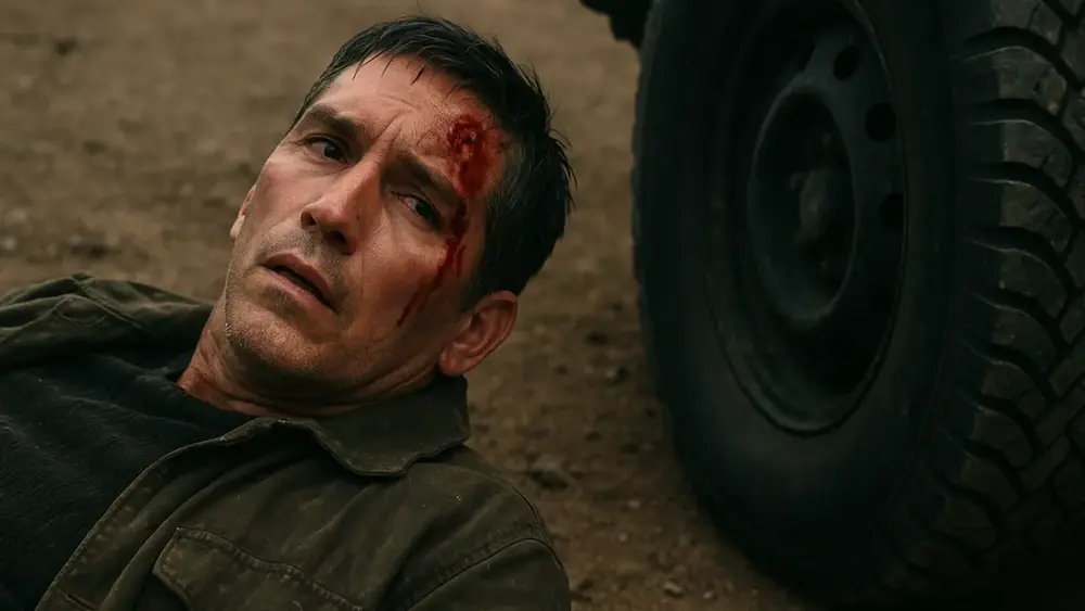 Jim Caviezel sofreu acidente em qual cena?