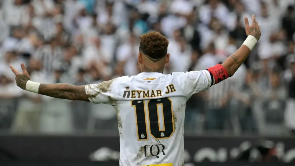 Neymar faz dois gols, mas Santos só empata com a Chapecoense