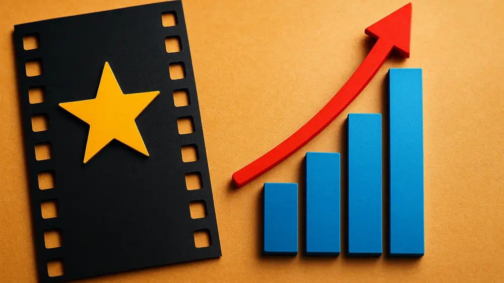 Qual relação entre críticas e desempenho comercial filme